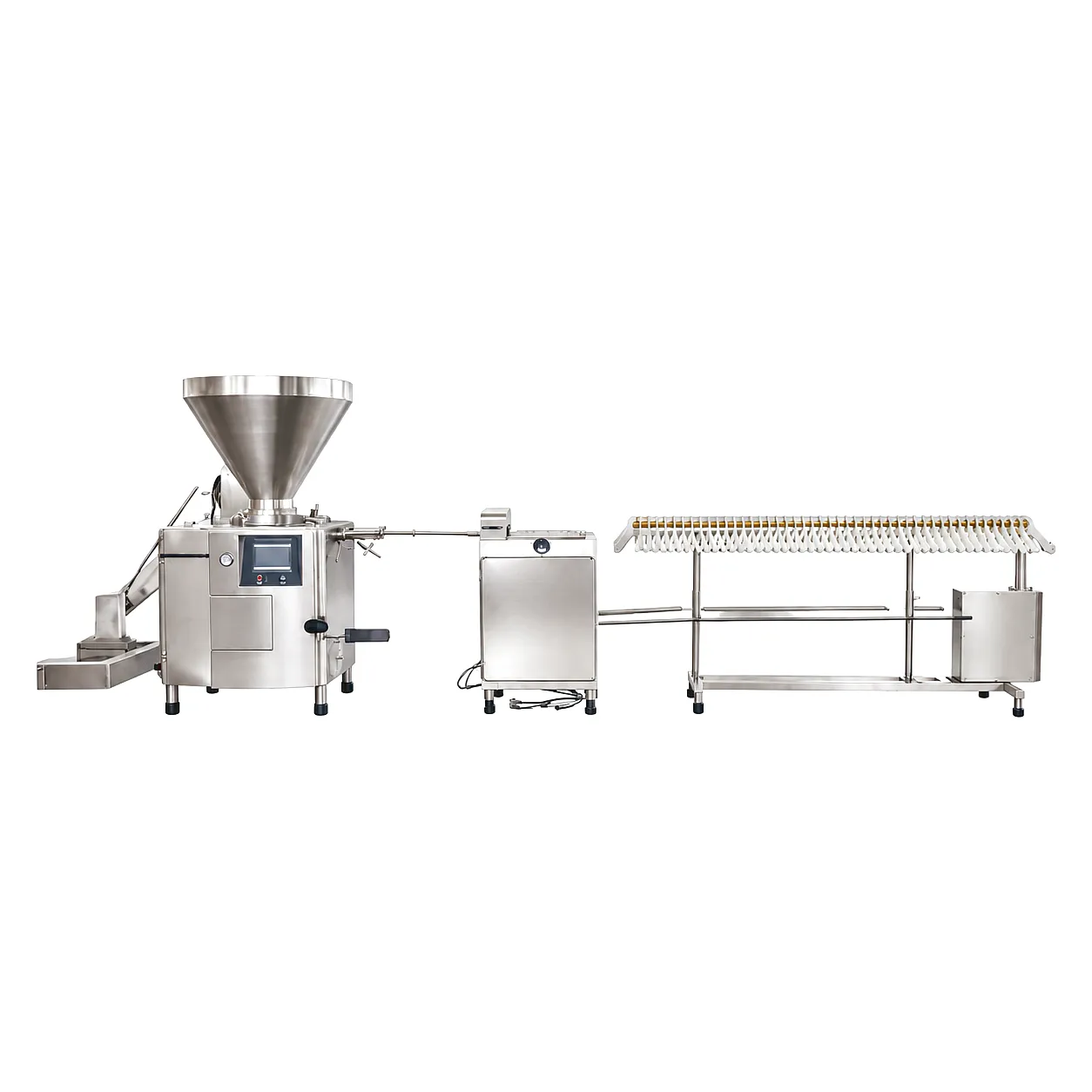 High-Speed Automatic Sausage String-Tying & Hanging Line 1 High-Speed Sausage String-Tying & Hanging Line